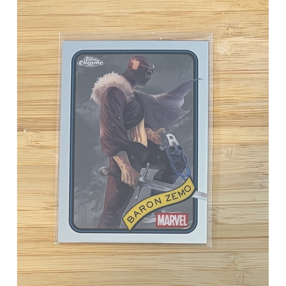 2025 Topps Chrome Marvel Baron‎ Zemo #125 Base Card